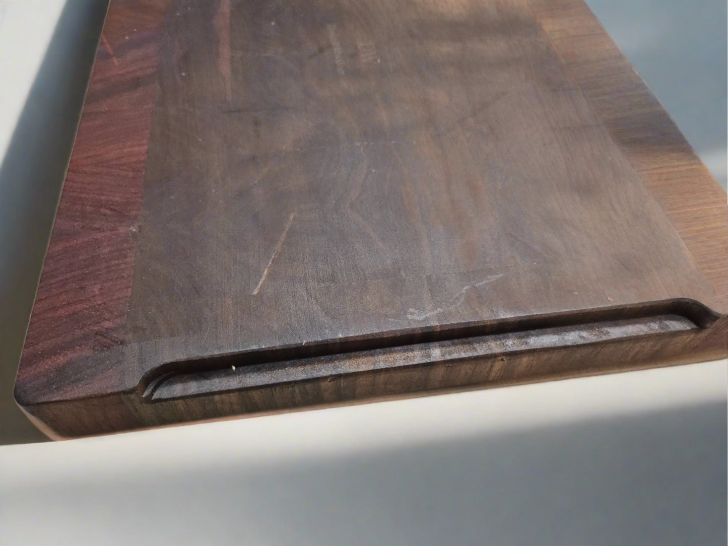 Walnut and bloodwood end grain cutting board