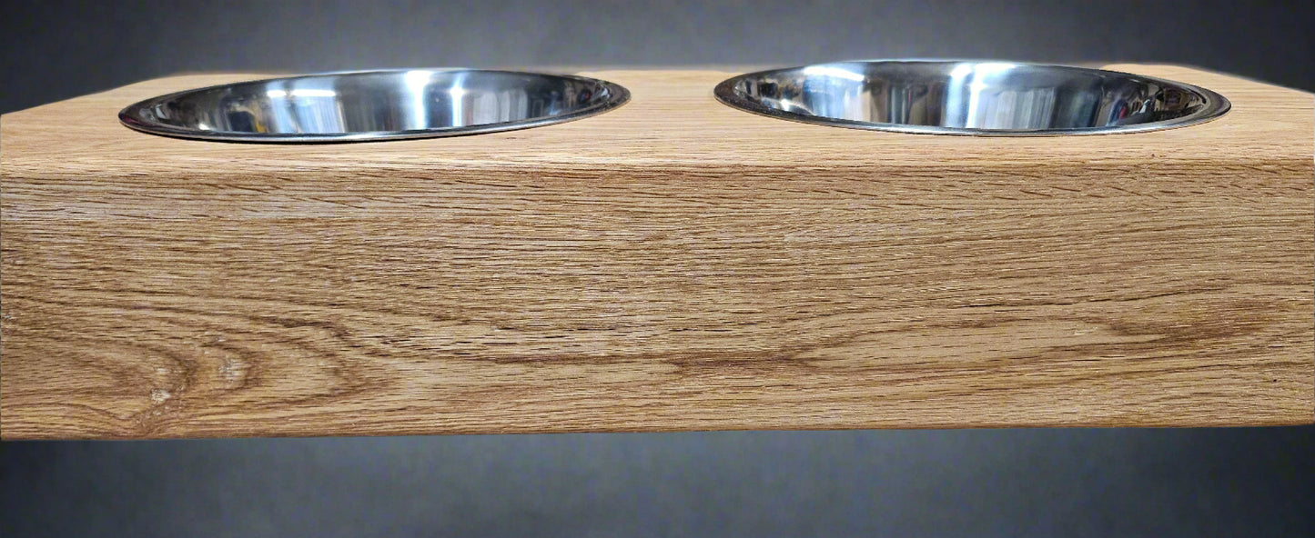 Floating dog bowl stand with 3 modes