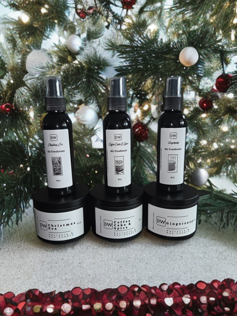 Christmas Air Freshener and Candle Set