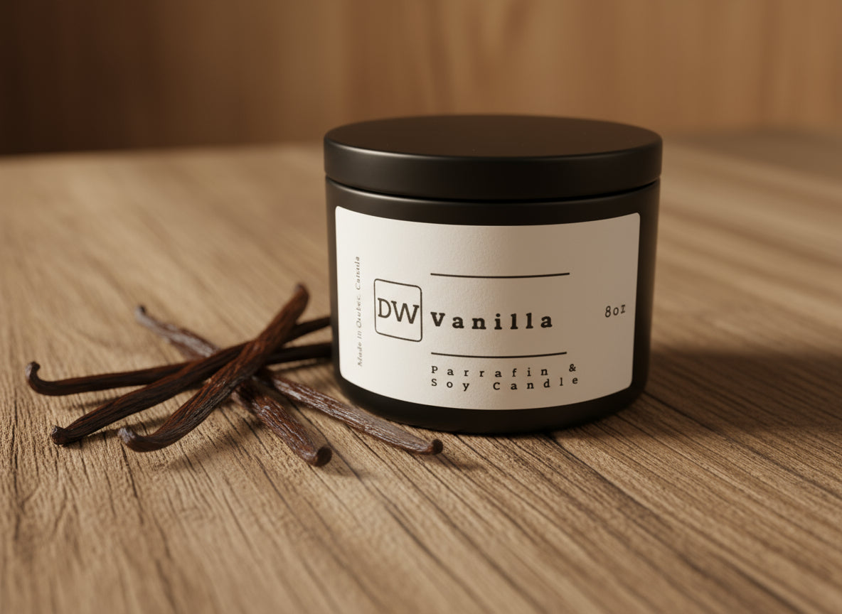 7 oz, 8 oz & 14 oz Paraffin and Soy candles